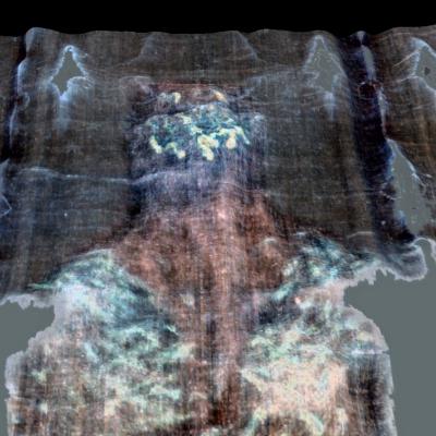 Détail du haut du corps en 3D